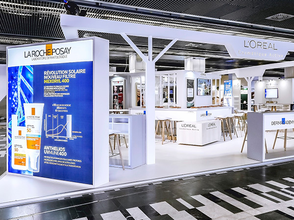 Stand l'Oréal sur le salon JDP